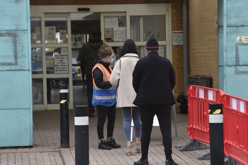 The walk-in Covid 19 vaccination centre at the Thomas Walker Medical Centre, Princes Street, Peterborough was open on Sunday.