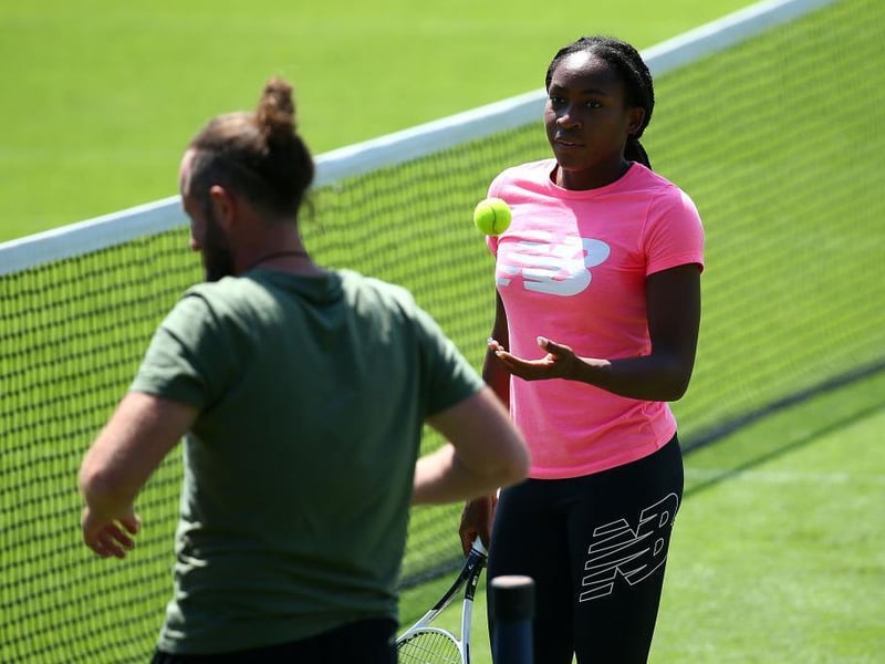 The second day of tennis action from the Viking International at Devonshire Park, Eastbourne / Pictures: Charlie Crowhurst - Getty