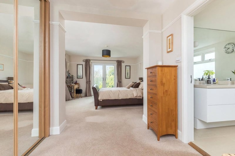 One of the property's five double bedrooms