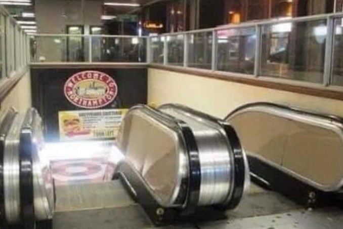 We all remember the familiar aesthetic of Greyfriars Bus Station - dubbed the 'mouth of hell' -  before it was demolished in 2015. If you grew up using this escalator, you can't look at this picture without hearing: "This is a safety announcement... please hold the handrail," but you never really wanted to.