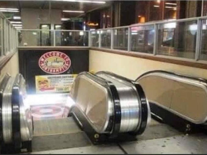 We all remember the familiar aesthetic of Greyfriars Bus Station - dubbed the 'mouth of hell' - before it was demolished in 2015. If you grew up using this escalator, you can't look at this picture without hearing: "This is a safety announcement... please hold the handrail," but you never really wanted to.