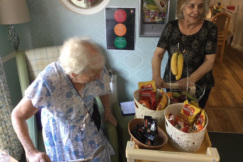 The residents enjoyed Nutrition and Hydration week