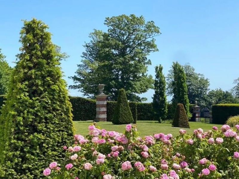 The site has a long and fascinating history dating back to the 13th century. The then Manor House was purchased and demolished in 1790 by a local banker and Town Clerk of Rye, Jeremiah Curteis. 
Picture via Zoopla