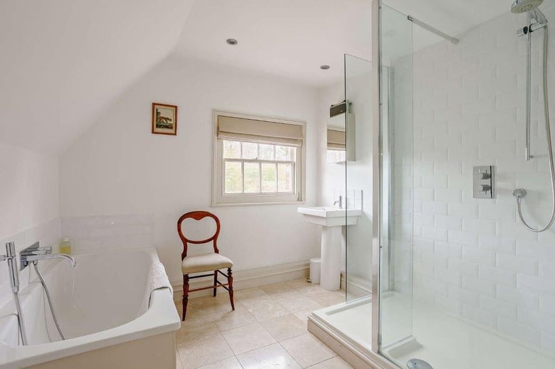 One of the bathrooms in the Jevington property.  Photos courtesy of Zoopla SUS-210622-102141001