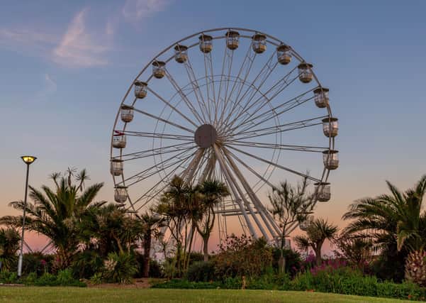Eastbourne's Big Wheel at sunset, taken by Barry Davis on a Canon EOS 5 d. SUS-210622-114557001