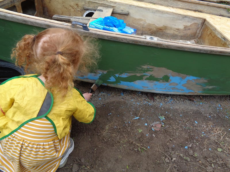 St Gregory's Montessori Nursery's garden day. SUS-210622-092902001