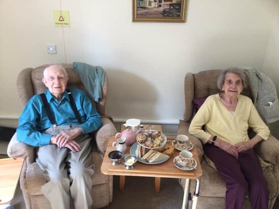 Care home residents in Hemel Hempstead enjoy afternoon tea during Nutrition and Hydration week