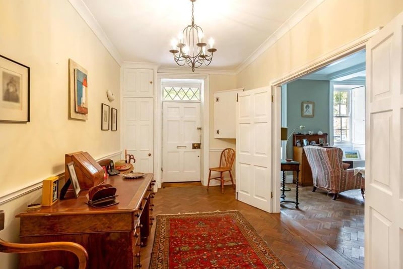 Entrance hall for Dolphin House in the village of Deddington near Banbury (Image from Rightmove)