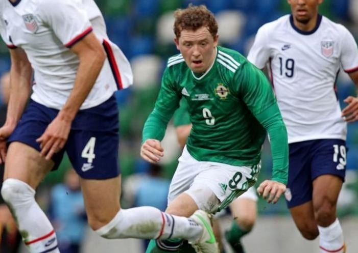 Another young player Blackpool have brought in to score them goals is Northern Ireland’s Shayne Lavery.
He enjoyed an outstanding campaign last season in his homeland, netting 30 times in 38 matches as Linfield won the Irish league and cup double.
He joined an exclusive club by becoming only the third man to win the Danske Bank Player of the Year and Dream Spanish Homes Young Player of the Year award. He joins Stuart Dallas, Gavin Whyte and Paul Byrne.
He will be hoping to emulate the success of the first two in England but as Posh know, stepping up from the Irish leagues can be tough. Both Chris Forrester and Joe Gormley swiftly returned home.
Verdict: Could struggle with the step up.