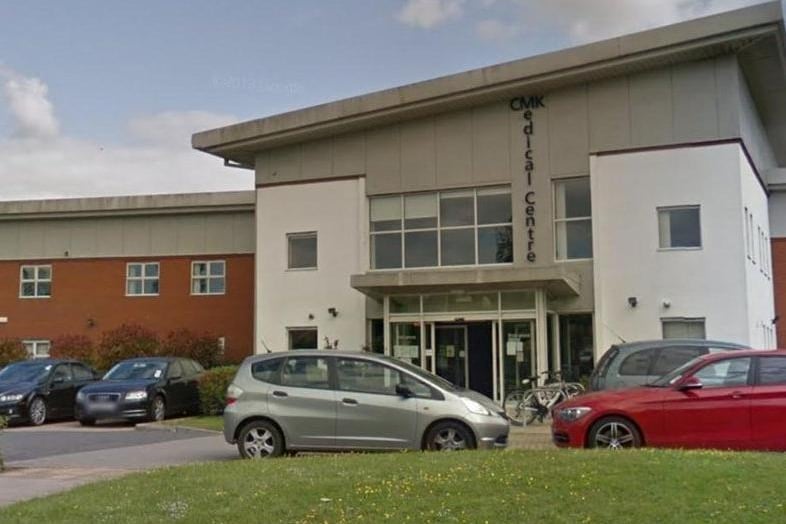 Central Milton Keynes Medical Centre had 111 survey forms returned. Of these, . Of these, 30% rated the surgery as 'very good,  while 40% said it was 'fairly good'. Just 2% of respondents said it  neither good nor poor, while nobody said it was poor or  'very poor'.