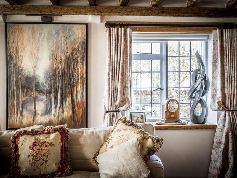The home has been furnished to reflect the history and period-feel of the home.