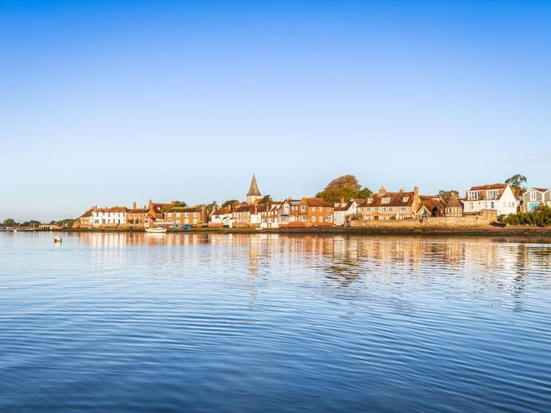 The Bosham home has parking for at least two cars, along with useful storage sheds – and further secure storage for up to six vehicles is available to rent.