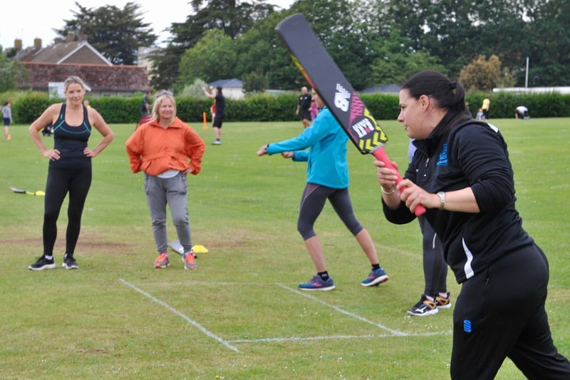 Southwick CC hosted an open event for women and children wanting to take up cricket - and it was a big success / Picture: Stephen Goodger