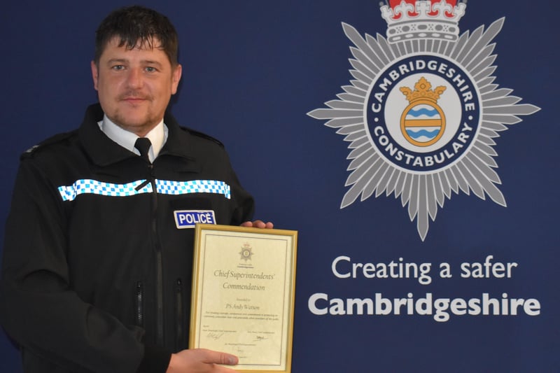 Commended for saving the life of a vulnerable man.