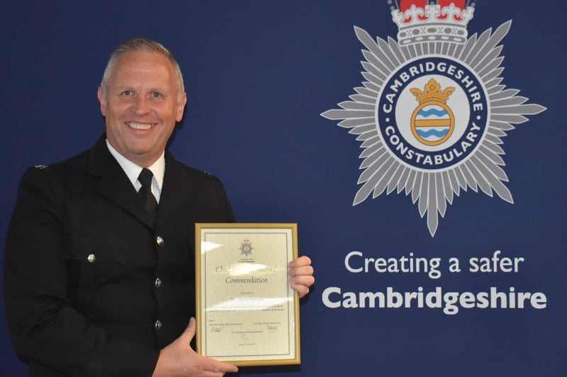 Commended for saving the life of a vulnerable man.