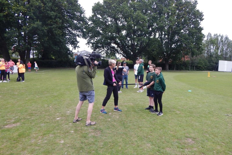 Youngsters interviewed by BBC South East news
