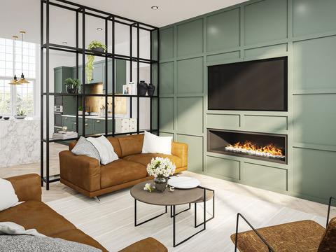 A CG image of what the apartments could look like