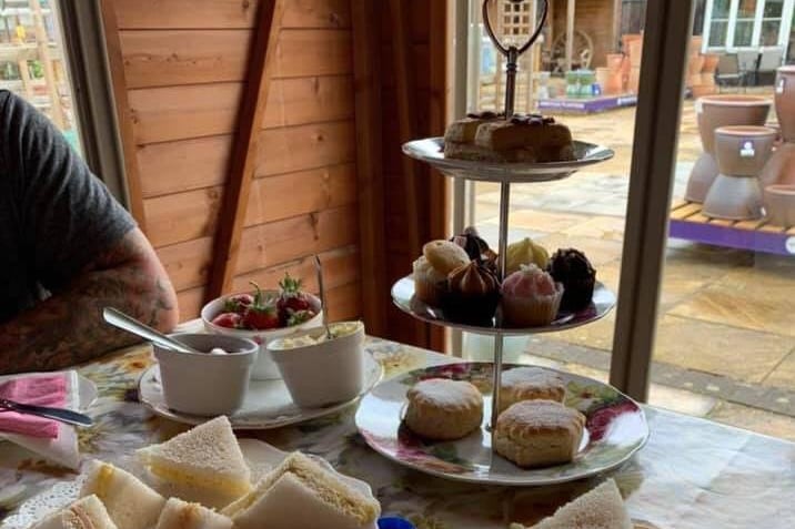 You can enjoy a delicious afternoon tea in one of Woodmeadow Garden Centre's summer houses! They are open seven days a week and can be found on the A43 between Northampton and Kettering. For more information, call 01604 781899.