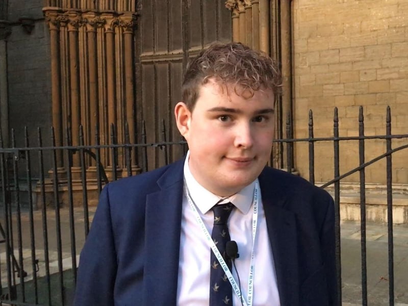 Cllr Oliver Sainsbury, made his maiden motion before the council.
