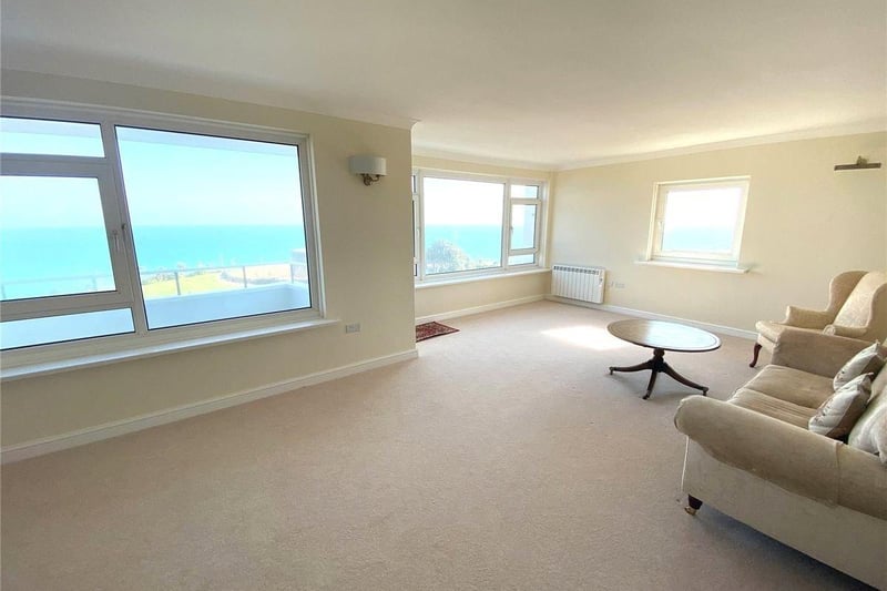 Grand Court: The seafront flat has four bedrooms and two bathrooms. SUS-210625-134529001