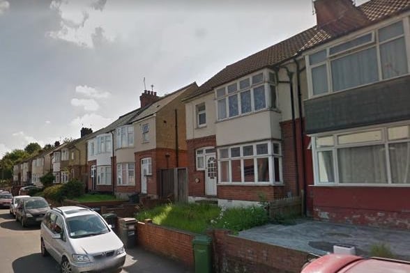 Dallow Road has seen rates of positive Covid cases decrease by 81% from 231 per 100,000 people on June 11 to 44 on June 18. PHOTO: GOOGLE
