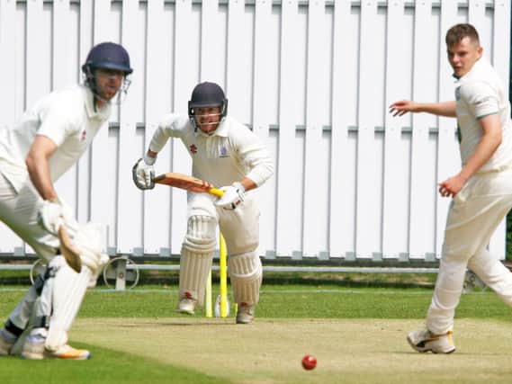 Leo Cammish during his century for East Grinstead