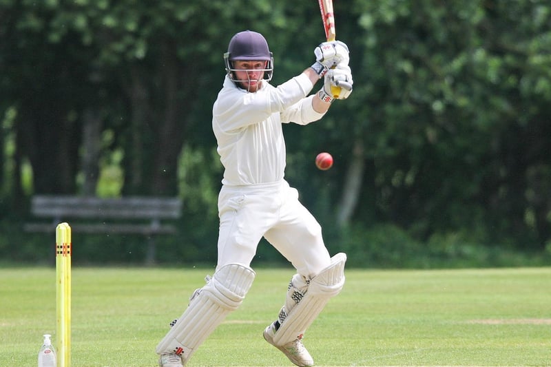Leo Cammish during his innings