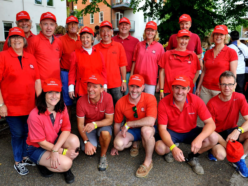Tim's Sunbeamers at Chichester Dragon Boat Race in 2019