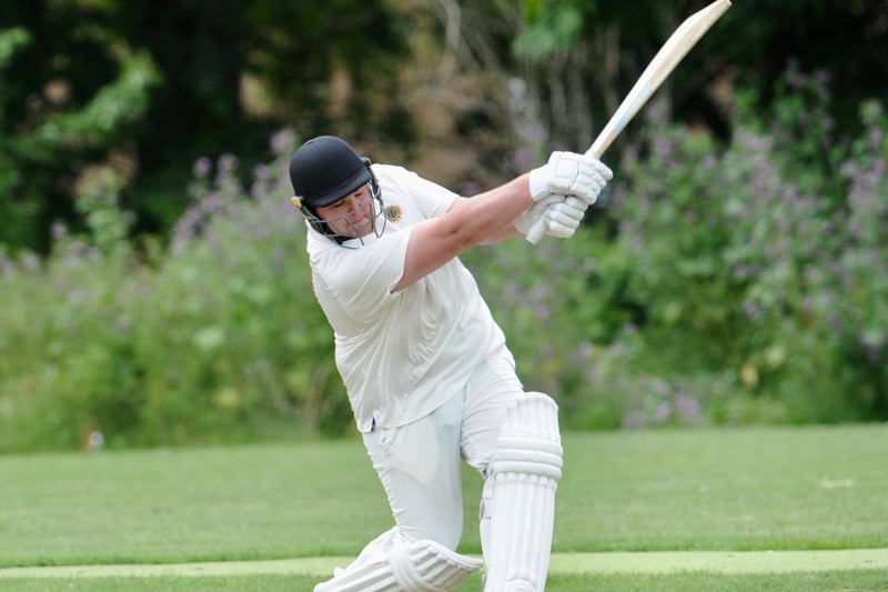 Action from Rustington's big win over Steyning twos that left them 22 points clear at the top of division six west of the Sussex Cricket League / Picture: Stephen Goodger