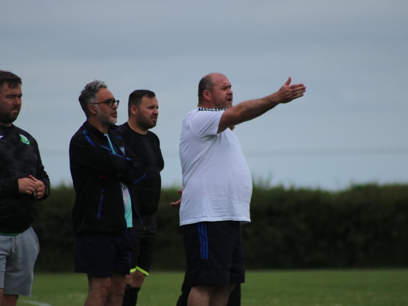 Keelby United v Boston Town action. Photo: Oliver Atkin