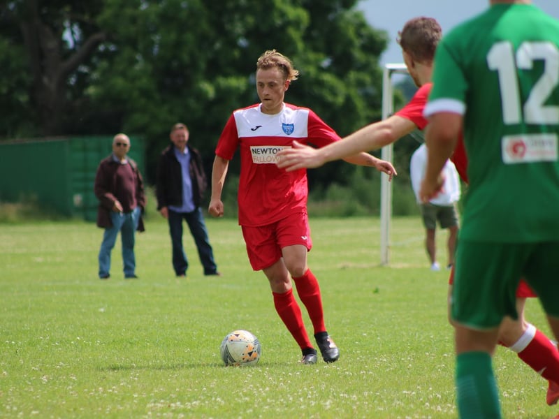 Keelby United v Boston Town action. Photo: Oliver Atkin