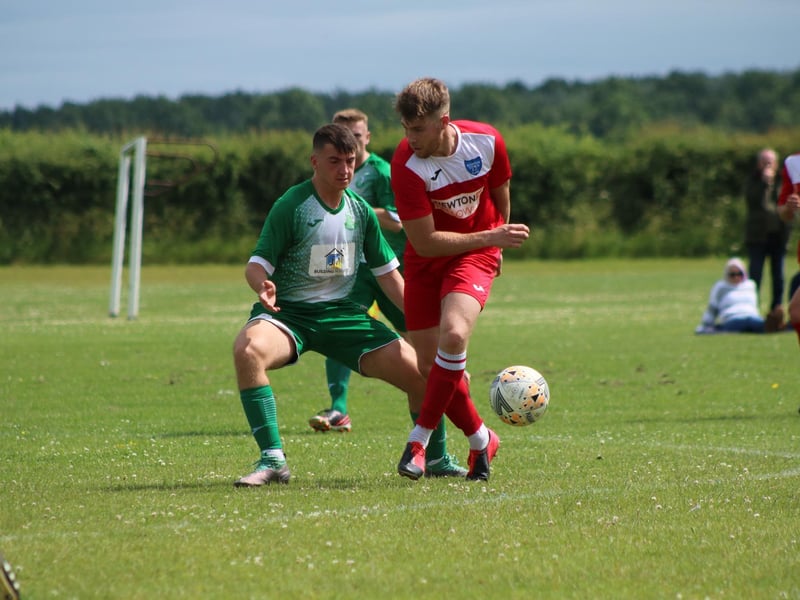 Keelby United v Boston Town action. Photo: Oliver Atkin