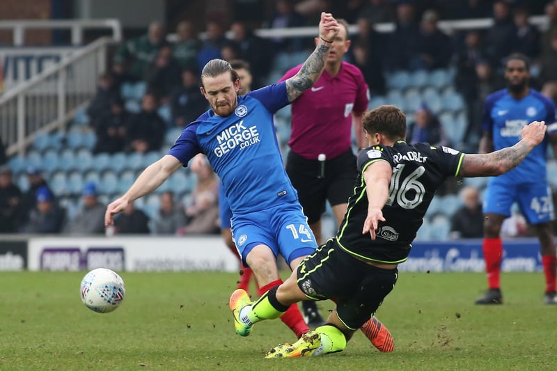 POSITIVE: Thanks to Derby's financial issues, Marriott is available on a free transfer just four years after Posh sold him for £4 million. That surely makes the transfer a no-brainer?
