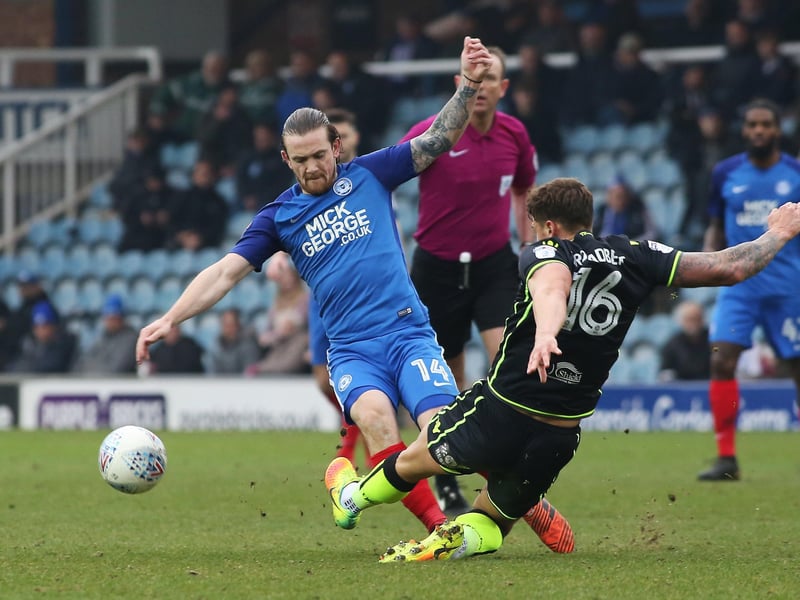POSITIVE: Thanks to Derby's financial issues, Marriott is available on a free transfer just four years after Posh sold him for £4 million. That surely makes the transfer a no-brainer?