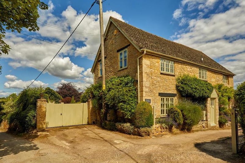 Outside view of Convent Cottage which has come on the market near the village of Enstone and Middle Barton (Image from Rightmove)
