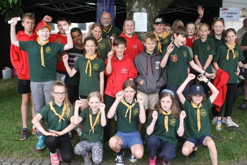 1st Barnham scouts at the 2018 race