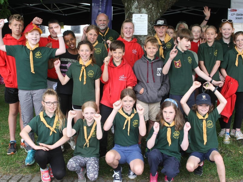 1st Barnham scouts at the 2018 race