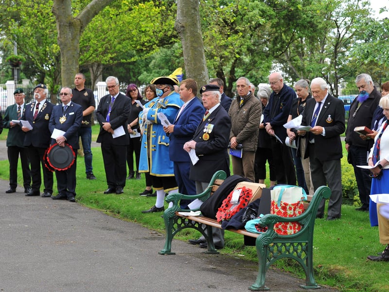 The Royal Sussex Regimental Association marks the 105th anniversary of The Battle of the Boar's Head, also known as The Day that Sussex Died, with a service in Worthing on June 30, 2021. Picture: Steve Robards SR2106301