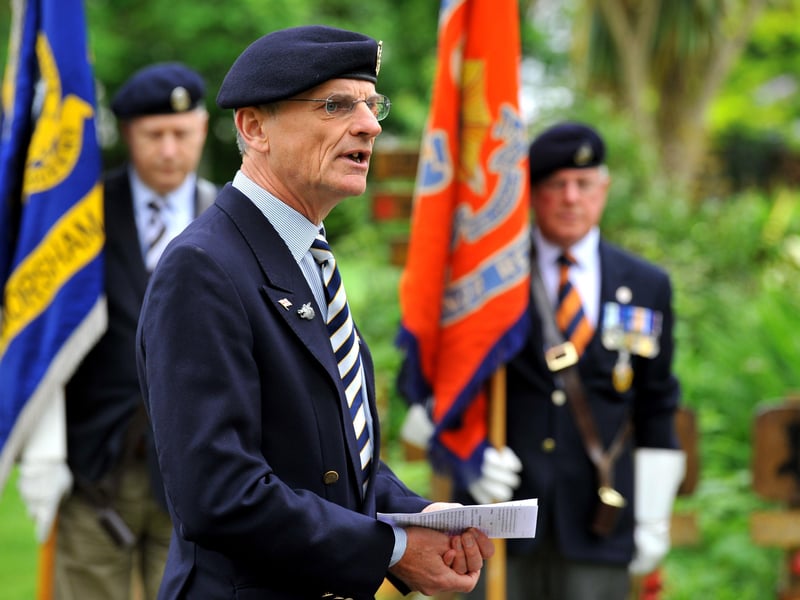 The Royal Sussex Regimental Association marks the 105th anniversary of The Battle of the Boar's Head, also known as The Day that Sussex Died, with a service in Worthing on June 30, 2021. Picture: Steve Robards SR2106301
