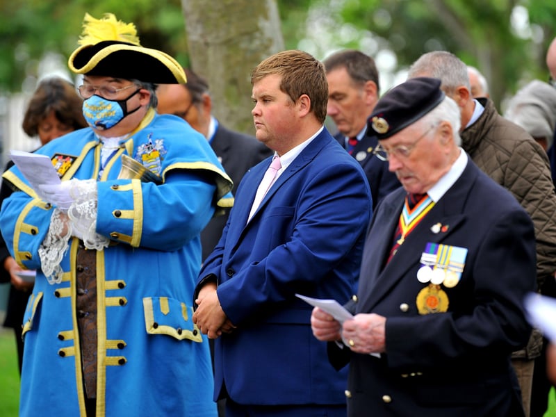The Royal Sussex Regimental Association marks the 105th anniversary of The Battle of the Boar's Head, also known as The Day that Sussex Died, with a service in Worthing on June 30, 2021. Picture: Steve Robards SR2106301