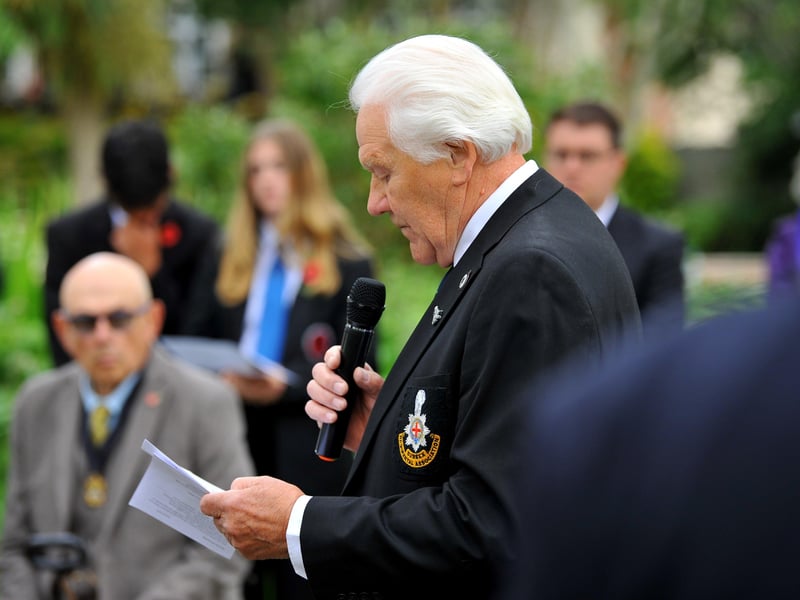 The Royal Sussex Regimental Association marks the 105th anniversary of The Battle of the Boar's Head, also known as The Day that Sussex Died, with a service in Worthing on June 30, 2021. Picture: Steve Robards SR2106301