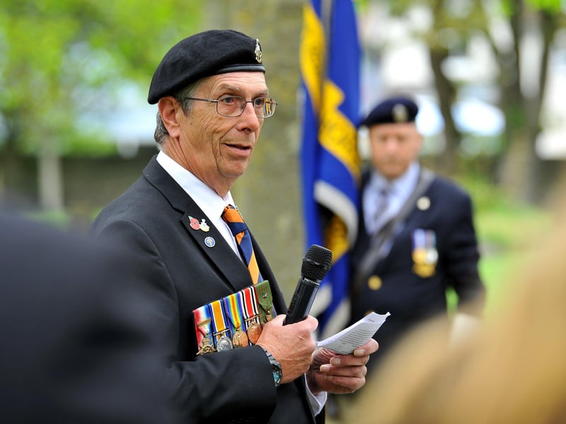The Royal Sussex Regimental Association marks the 105th anniversary of The Battle of the Boar's Head, also known as The Day that Sussex Died, with a service in Worthing on June 30, 2021. Picture: Steve Robards SR2106301