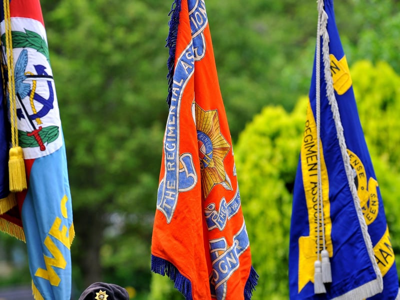 The Royal Sussex Regimental Association marks the 105th anniversary of The Battle of the Boar's Head, also known as The Day that Sussex Died, with a service in Worthing on June 30, 2021. Picture: Steve Robards SR2106301
