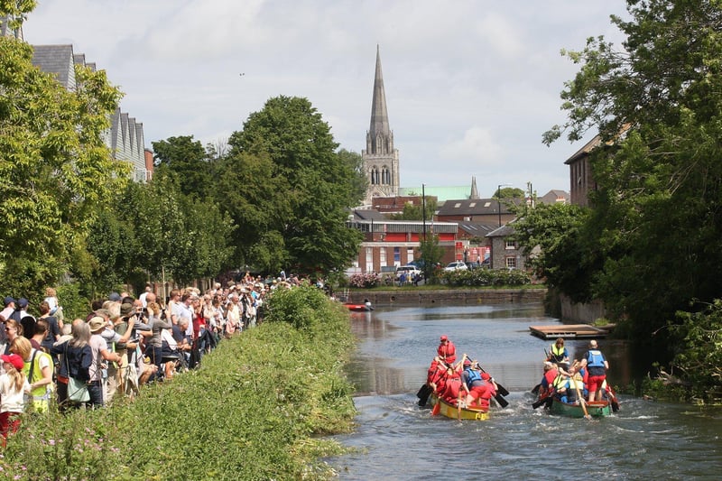 Chichester Dragon Boat Race in 2017