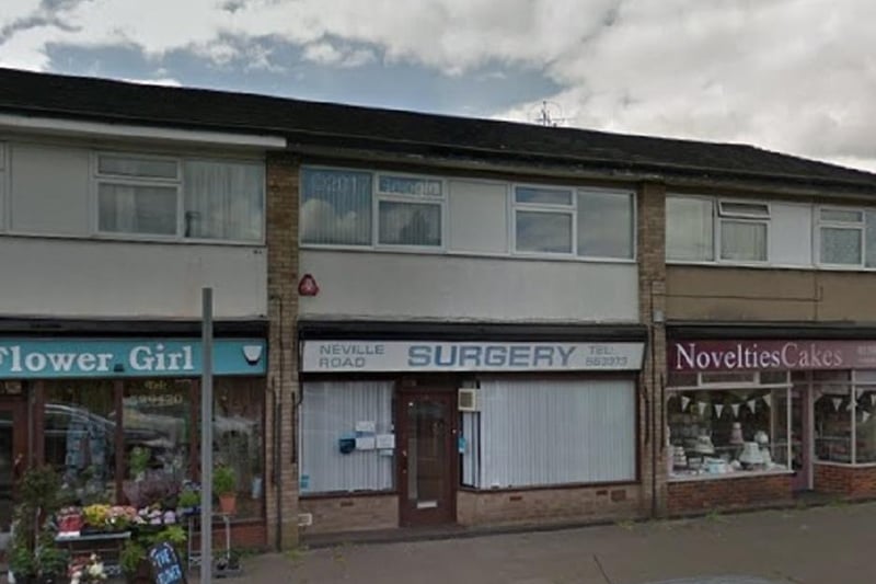 Neville Road Surgery was rated 'very good' by 54% of patients and 'fairly good' by 33%. Some 6% rated it 'fairly poor' and 2% said 'very poor'.