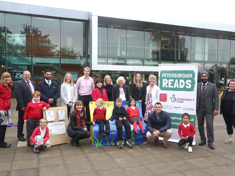 Cllr Ray Bisby with some of the sponsors