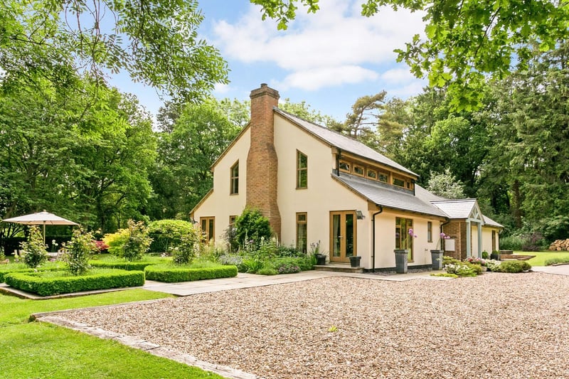 'Situated at the end of a lengthy private road the house enjoys great seclusion.'  Photo: Savills.