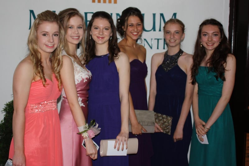 Students at the Millais and Forest prom in 2013