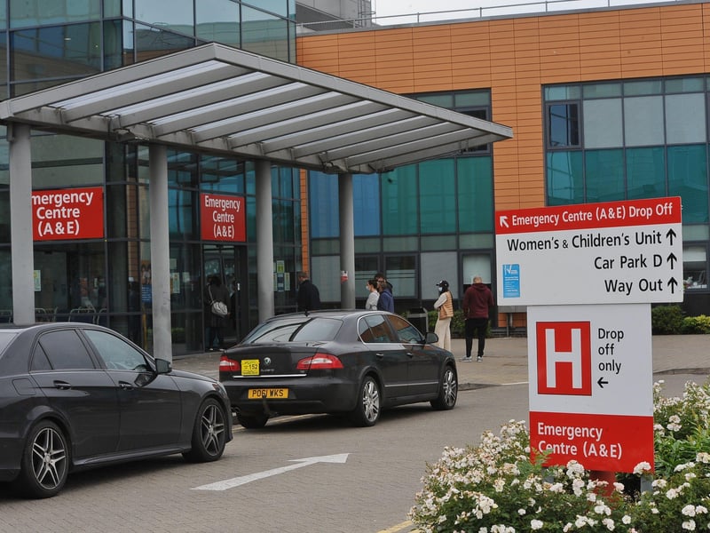 The entrance to the emergency department