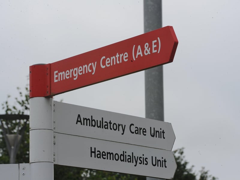 A sign to the entrance
